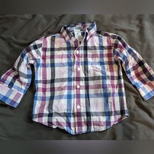 Janie and Jack boys button down shirt size 12-18 month